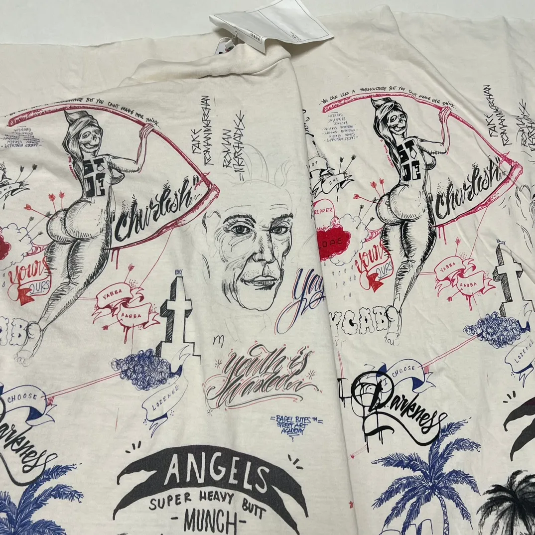 Super heavy industry started operation in February and took 3 months to develop SAINT Mxxxxxx × BORNXRAISED BR_LS TEE/LA/WHT Latest joint model LA diamond all-over long sleeves off-white S-XL Super heavy industry started operation in February and lasted three months Super complex 36 sets of screens Outlined pictures and pictures to doubt life Super perfect reproduction of printing Genuine Czech diamond Pressure-free reproduction
